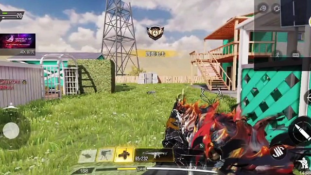 中国德国观众场边互锤#CODM个人竞技#猎赢团队官网