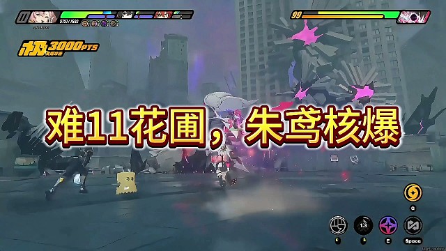 难11花圃，朱鸢核爆