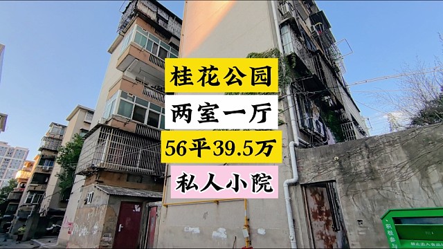 一起探索33年历史古宅！桂花公园铁路房，带私人小院56平39.5万。#长沙买房 #院子