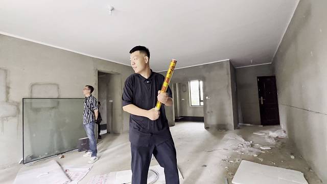 包头碧桂园凤凰天域137平毛坯房整装进行中 #全屋定制 #装修 #包头石总说装修