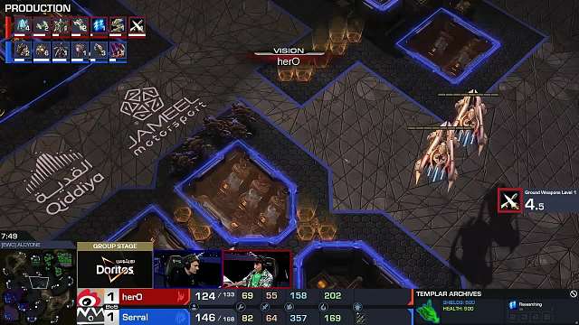 Serral vs herO EWC星際爭霸小組賽