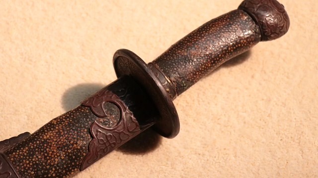 武备文化  鲨鱼皮腰刀