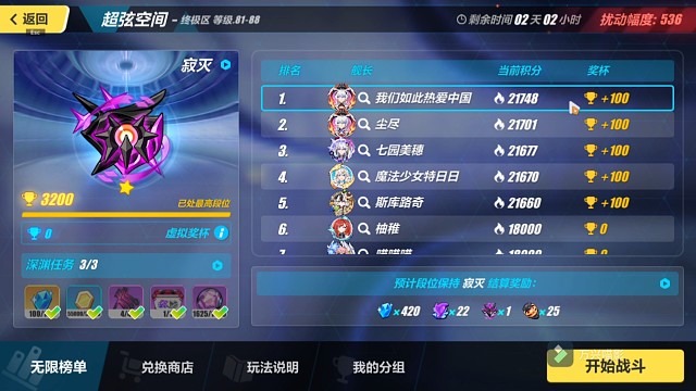 S2琪精2，官服寂滅536擾動(dòng)阿濕波748分
