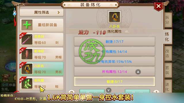 1.6K簡簡單單做身控水套裝！
