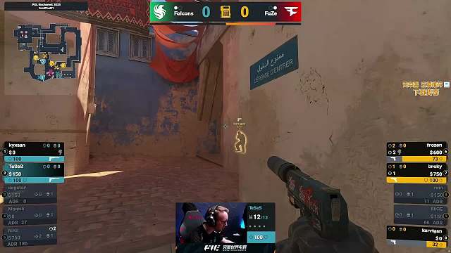 CSBOY看寒王frozen 一己之力四殺完成1v2殘局，帶領FaZe絕地翻盤！