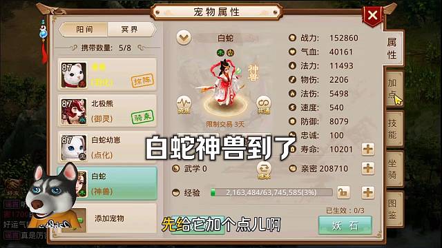 問道手游：白蛇神獸到了