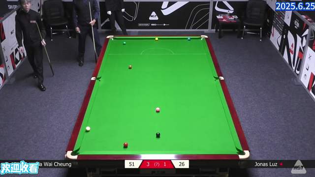 2025英國公開賽，張家瑋4-1戰(zhàn)勝魯茲，強勢晉級正賽！