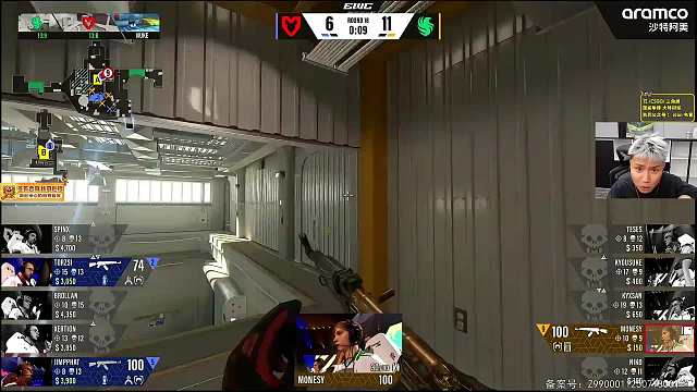 史詩級逆襲！m0NESY強(qiáng)穿火線壓哨殘局1v2