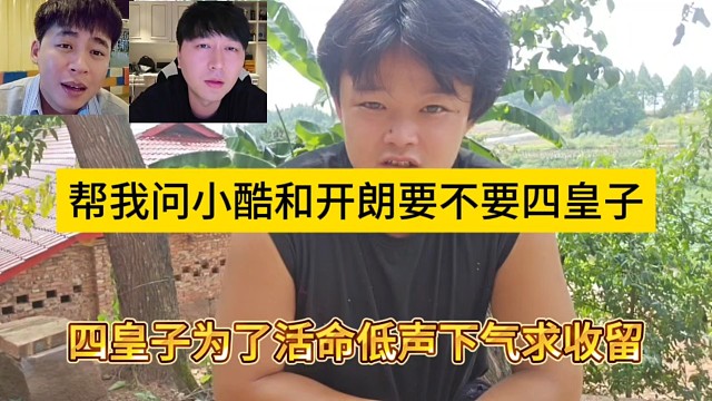 四皇子為了活命低聲下氣求收留？幫我問(wèn)一下小酷和張開(kāi)朗要不要我