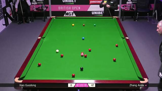 正播斯諾克英國公開賽：張安達上演教科書式圍球！全場舉目皆驚！