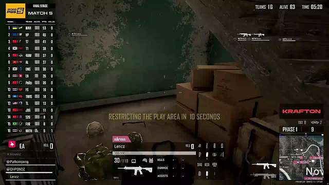 第五局艾倫格賽事開打