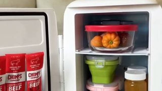 沉浸式收納整理｜精致寶媽給孩子迷你冰箱補貨整理vlog～??? 
#補貨視頻 #冰箱補貨 #沉浸式補