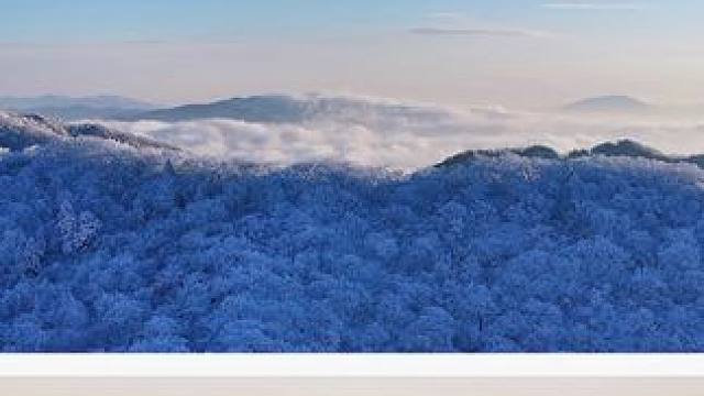 【丹東天橋溝雪景】別墅群山霧凇仙境，冰雪世界的詩意棲居 在這里，時間仿佛停滯，所有的喧囂都被這厚厚的