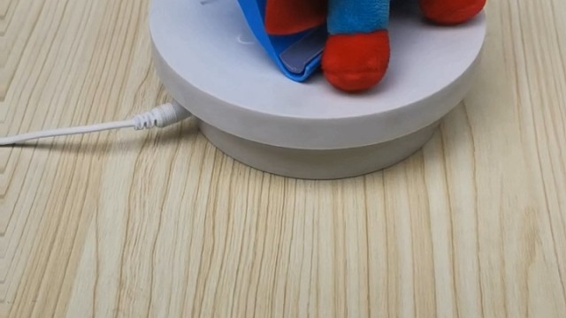 旋轉展示臺電動轉盤直播帶貨拍攝視頻云臺轉臺櫥窗柜臺商品展覽首飾飾品手辦玩具展示