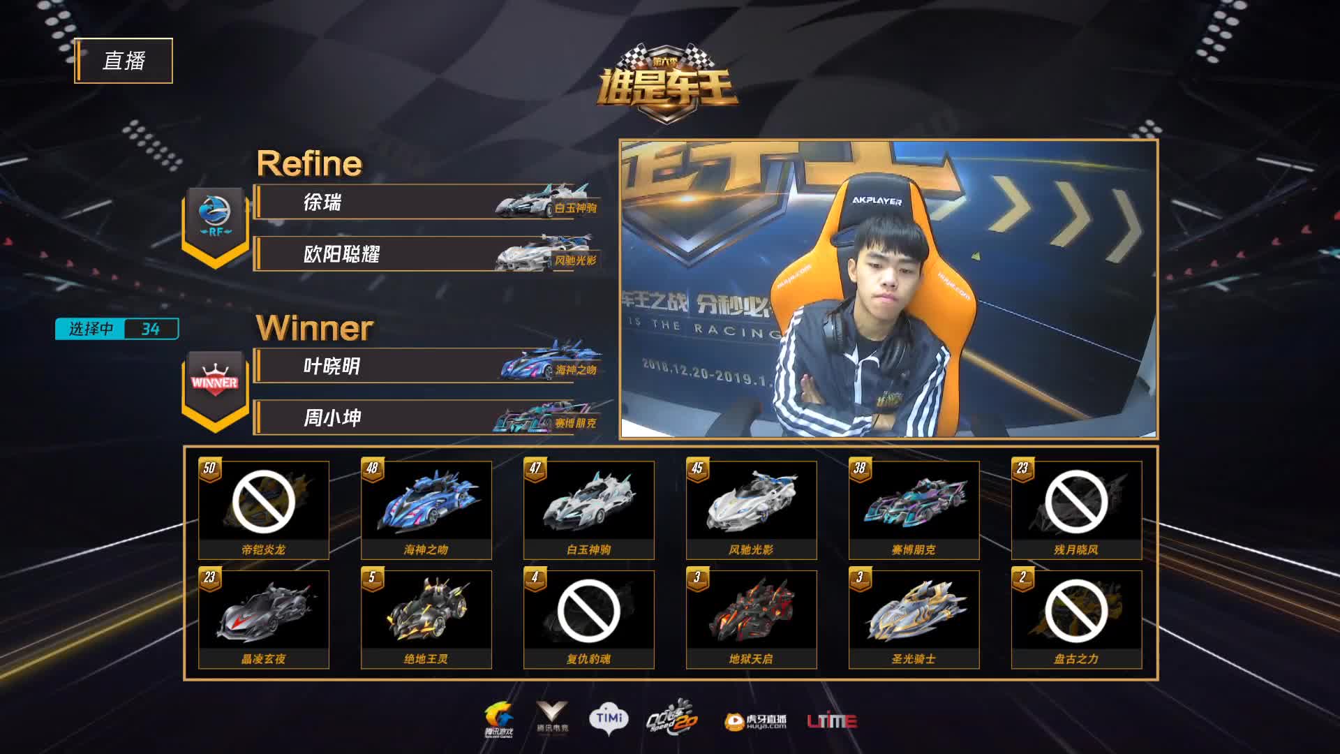 Refine vs Winner 团队竞速第4轮