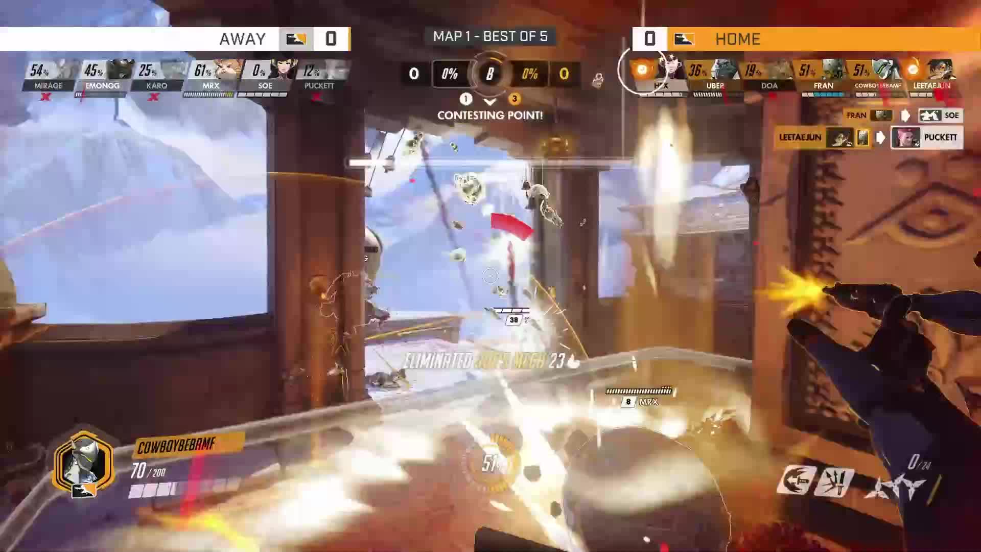 AWAY vs HOME 明星表演赛第1场