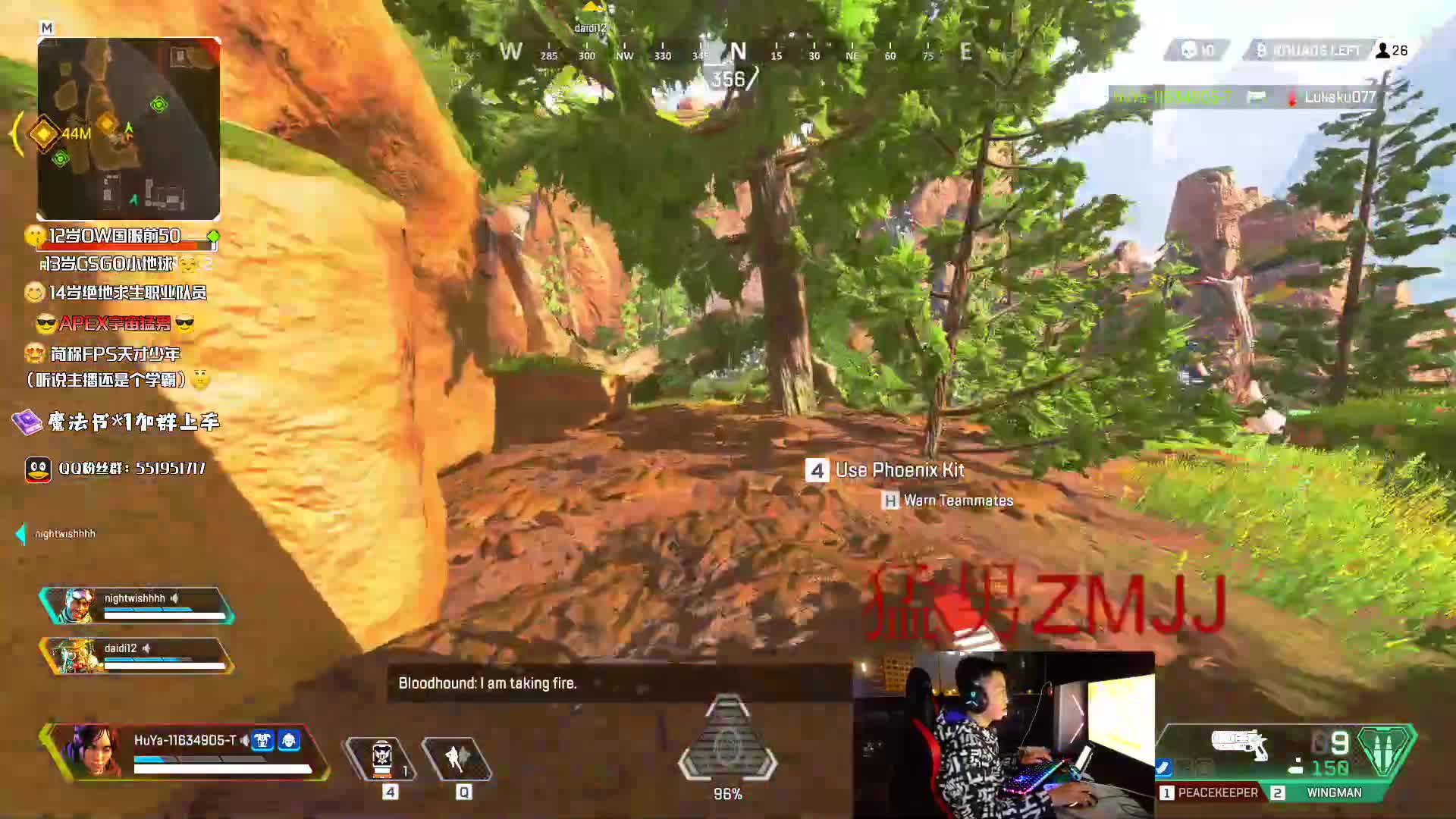 康康：辅助手枪三杀