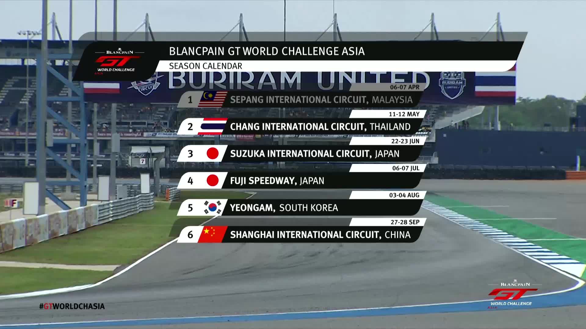 宝珀GT亚洲杯-泰国武里南站