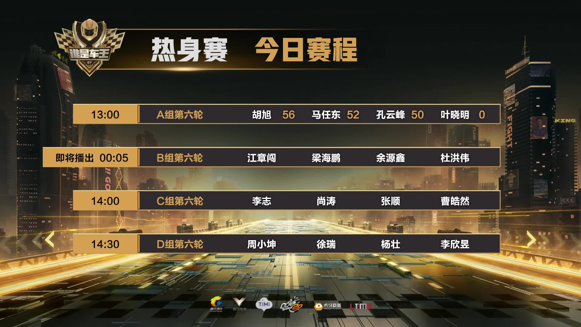 热身赛B组第六轮-谁是车王S7