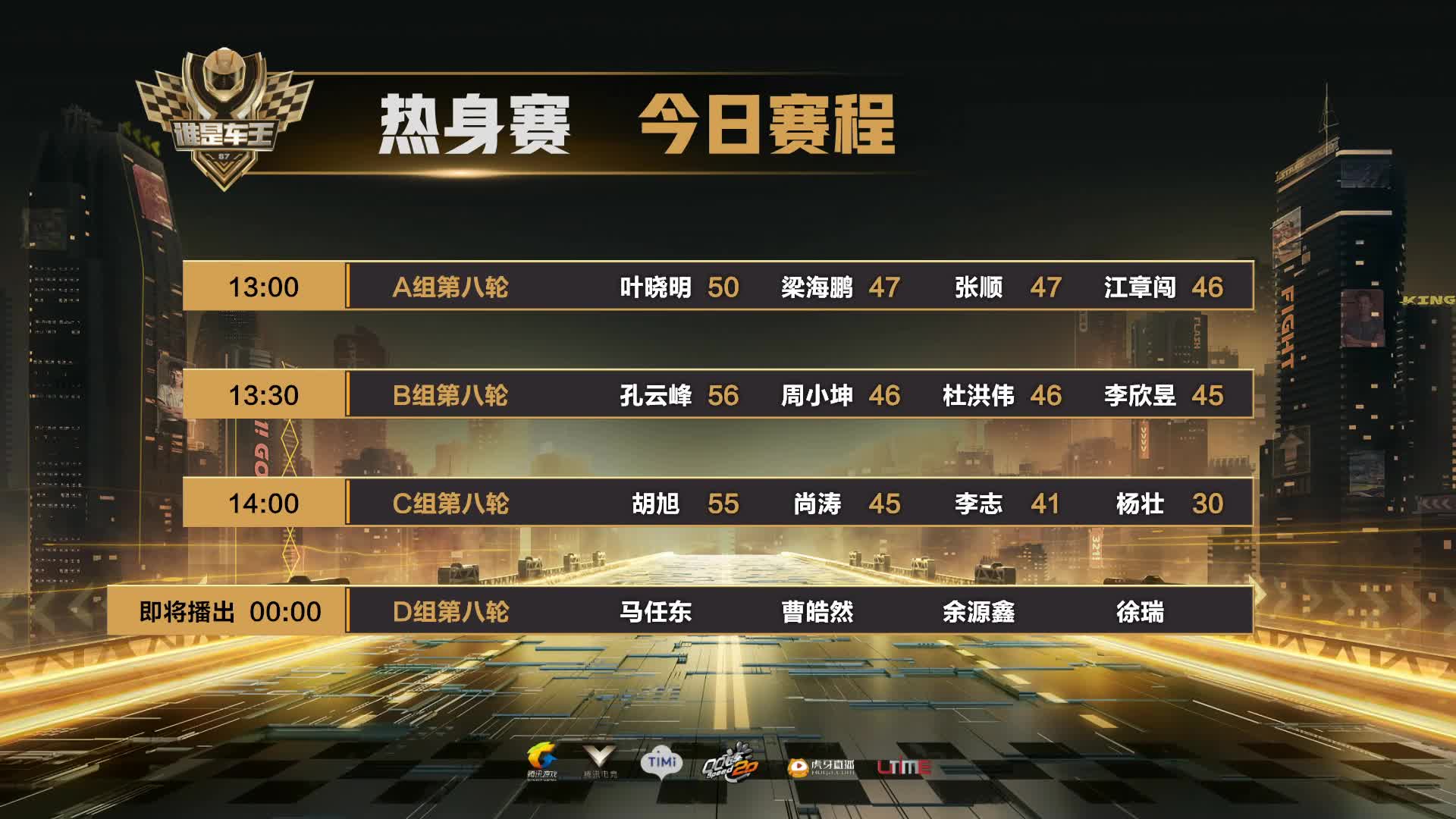 热身赛D组第八轮-谁是车王S7