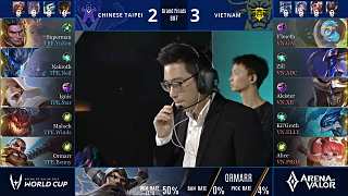 中國臺灣 vs 越南-6 AWC世界杯總決賽