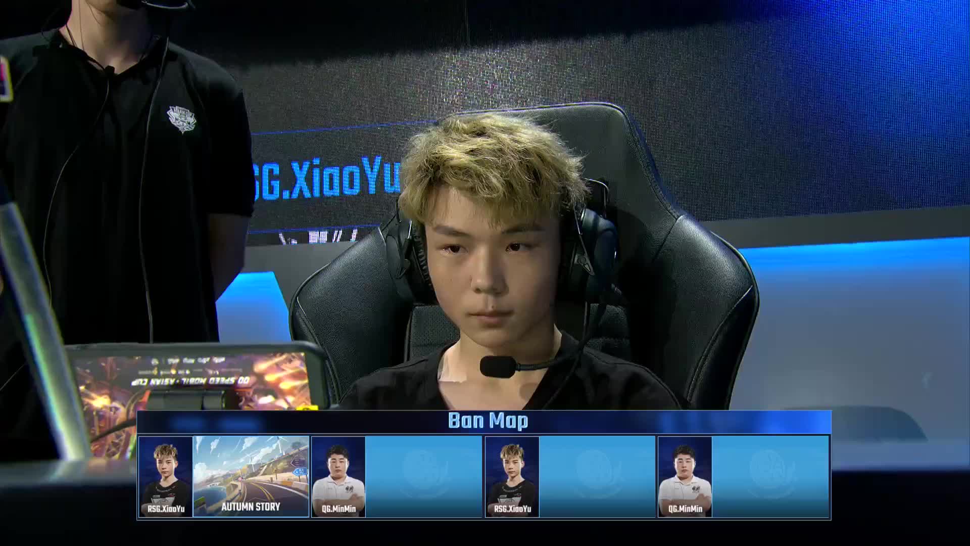 小钰 vs 闽闽_2_QQ飞车手游亚洲杯淘汰赛DAY1