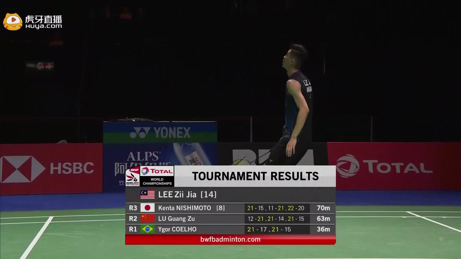 一台 8.23 桃田贤斗 vs 李梓嘉 录像