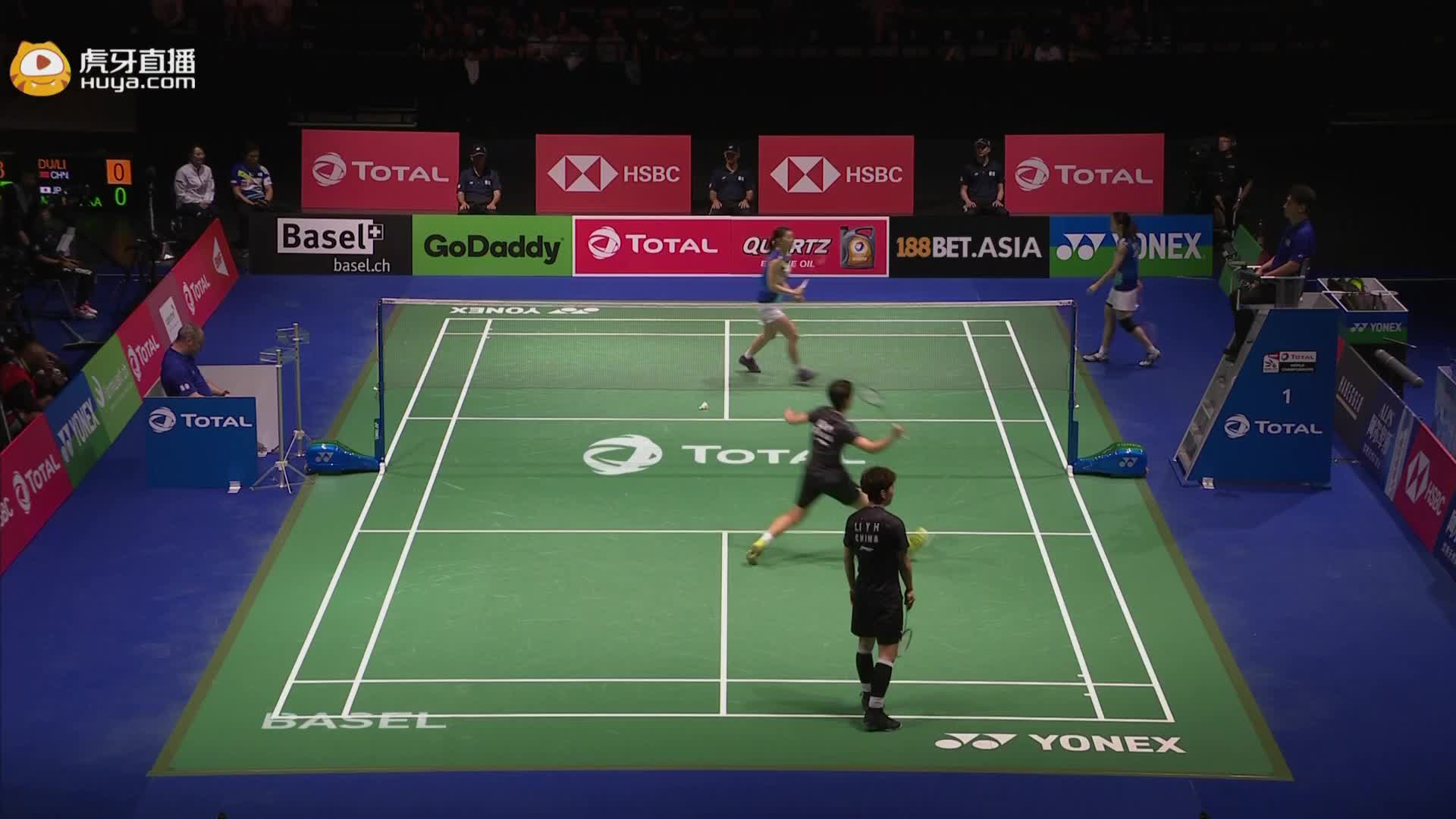 一台 8.23 杜玥/李茵晖 vs 松友美佐纪/高桥礼华 录像