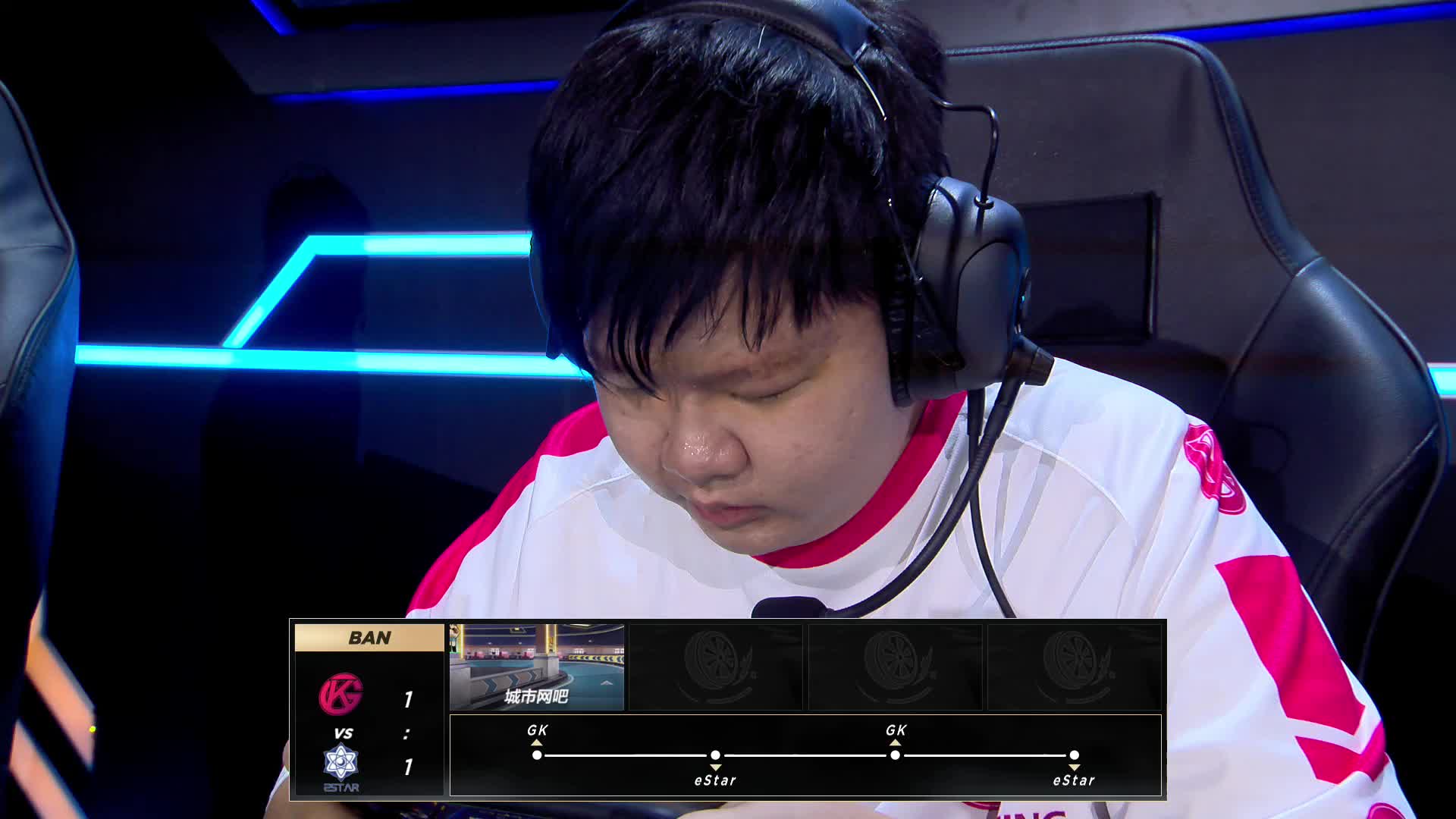 GK vs eStar_个人竞速_2019QQ飞车手游S联赛秋季赛第一周_DAY2