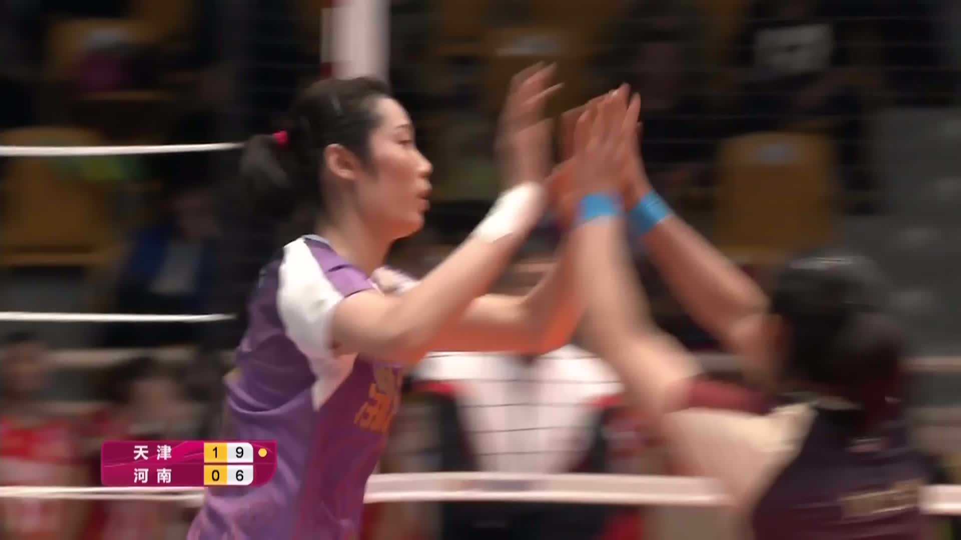 天津VS河南  中国女子排球超级联赛02