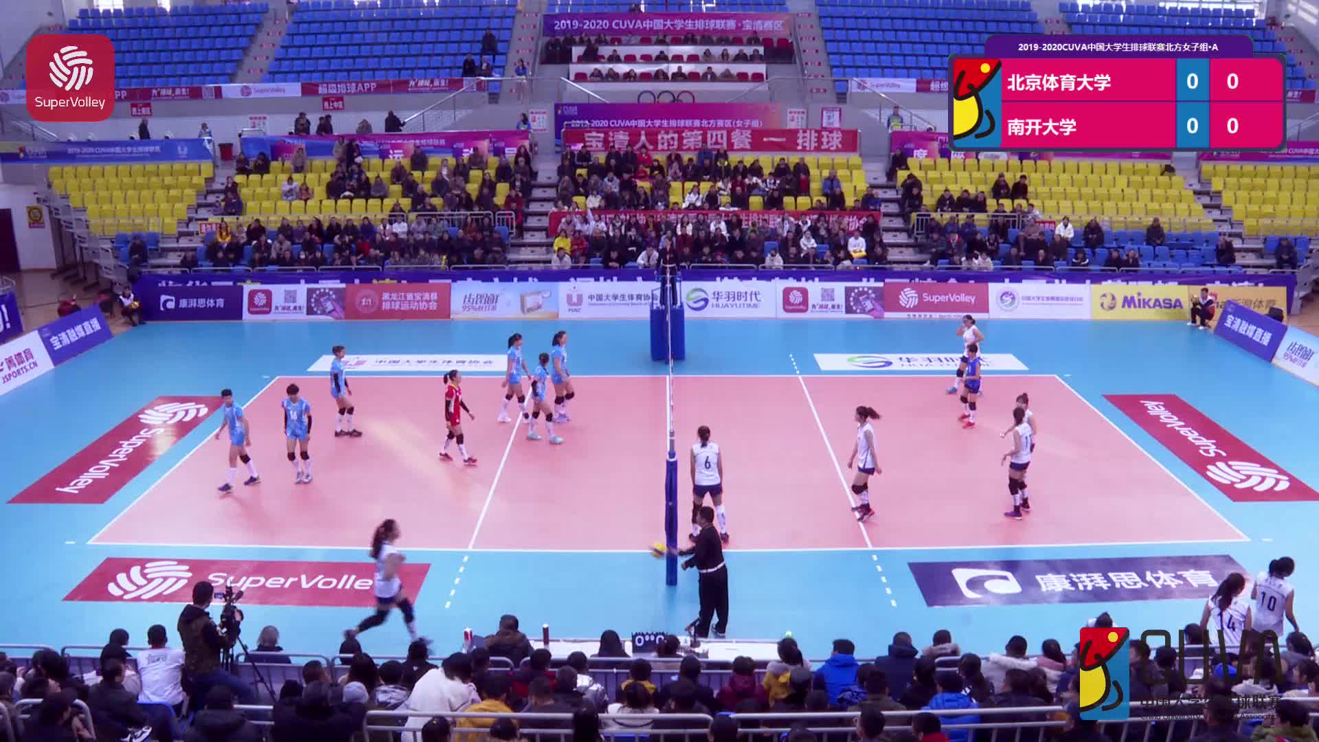 全是大长腿！CUVA北体大vs南开
