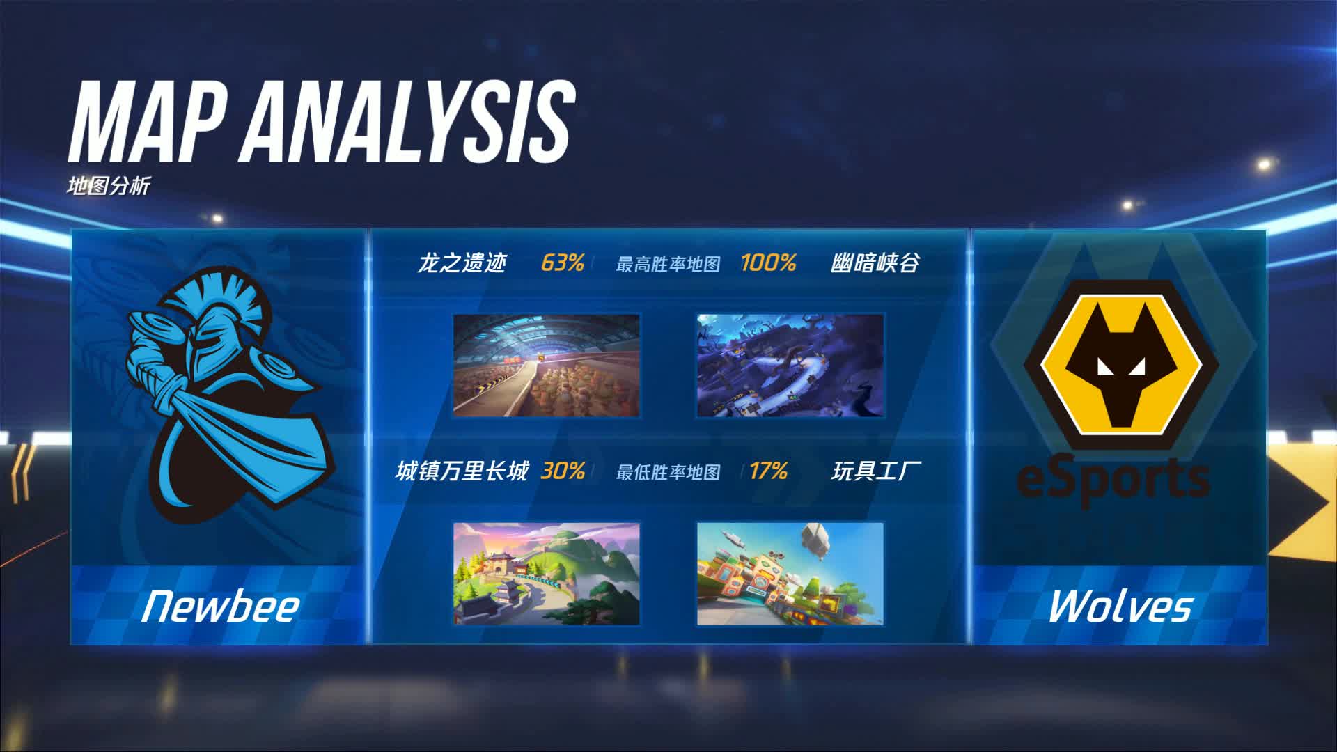 Newbee vs Wolves_组队竞速赛_P1职业联赛季后赛第一周_DAY3