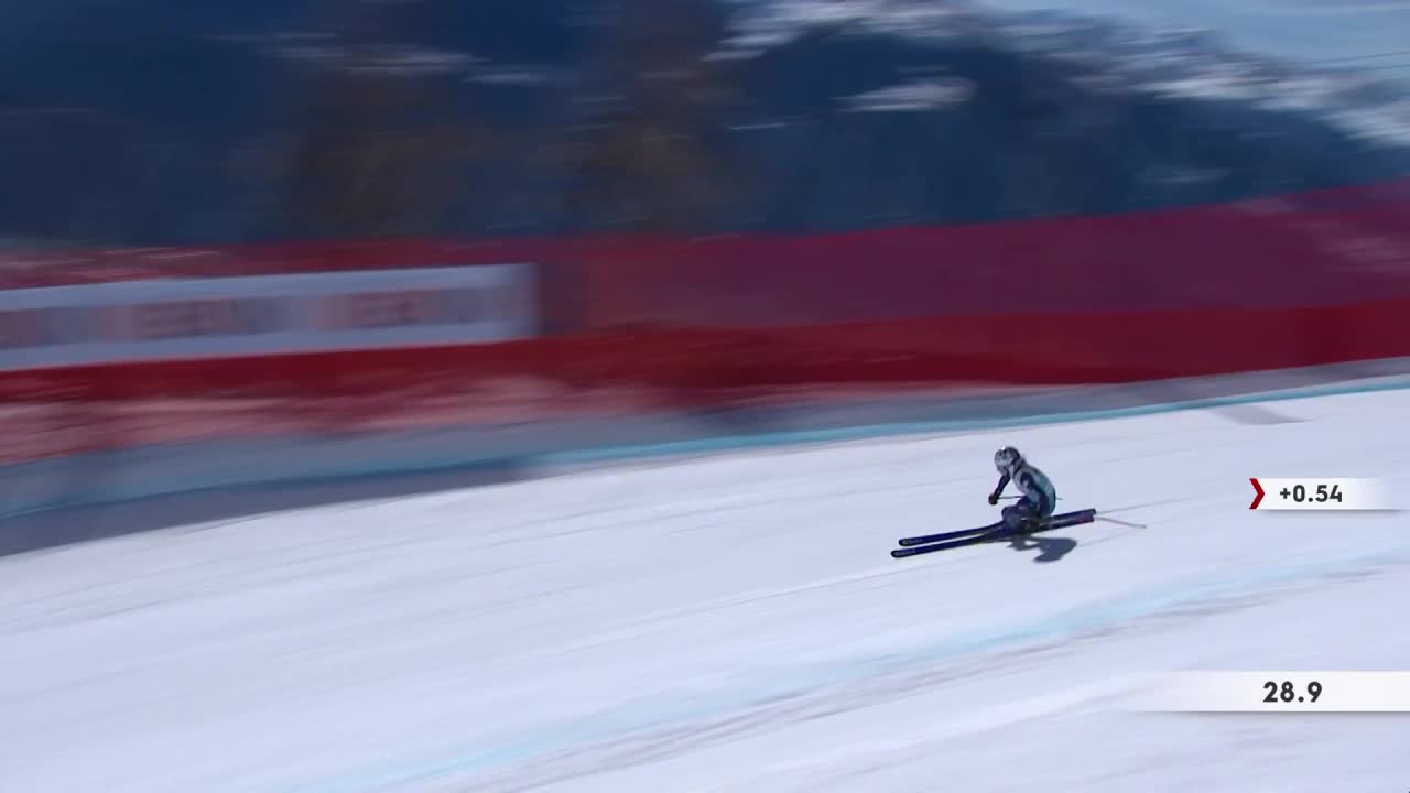 女子速降赛 国际雪联跳台滑雪世界杯22