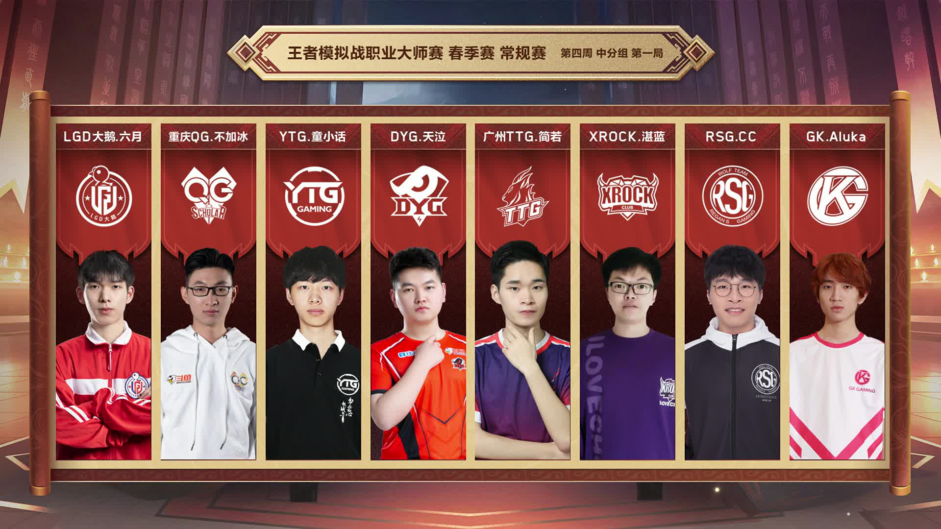 第四周中分组-王者模拟战职业大师赛