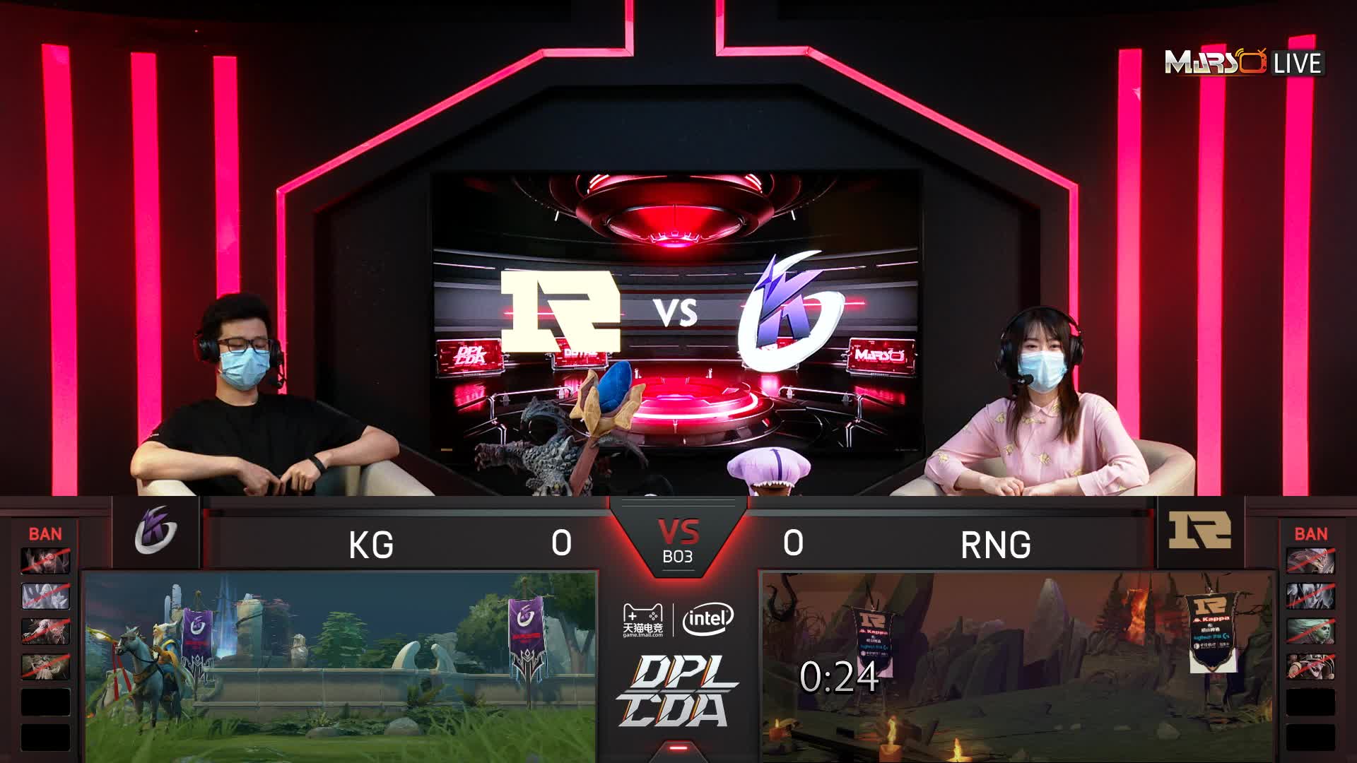 RNG vs KG DPL-CDA小组赛