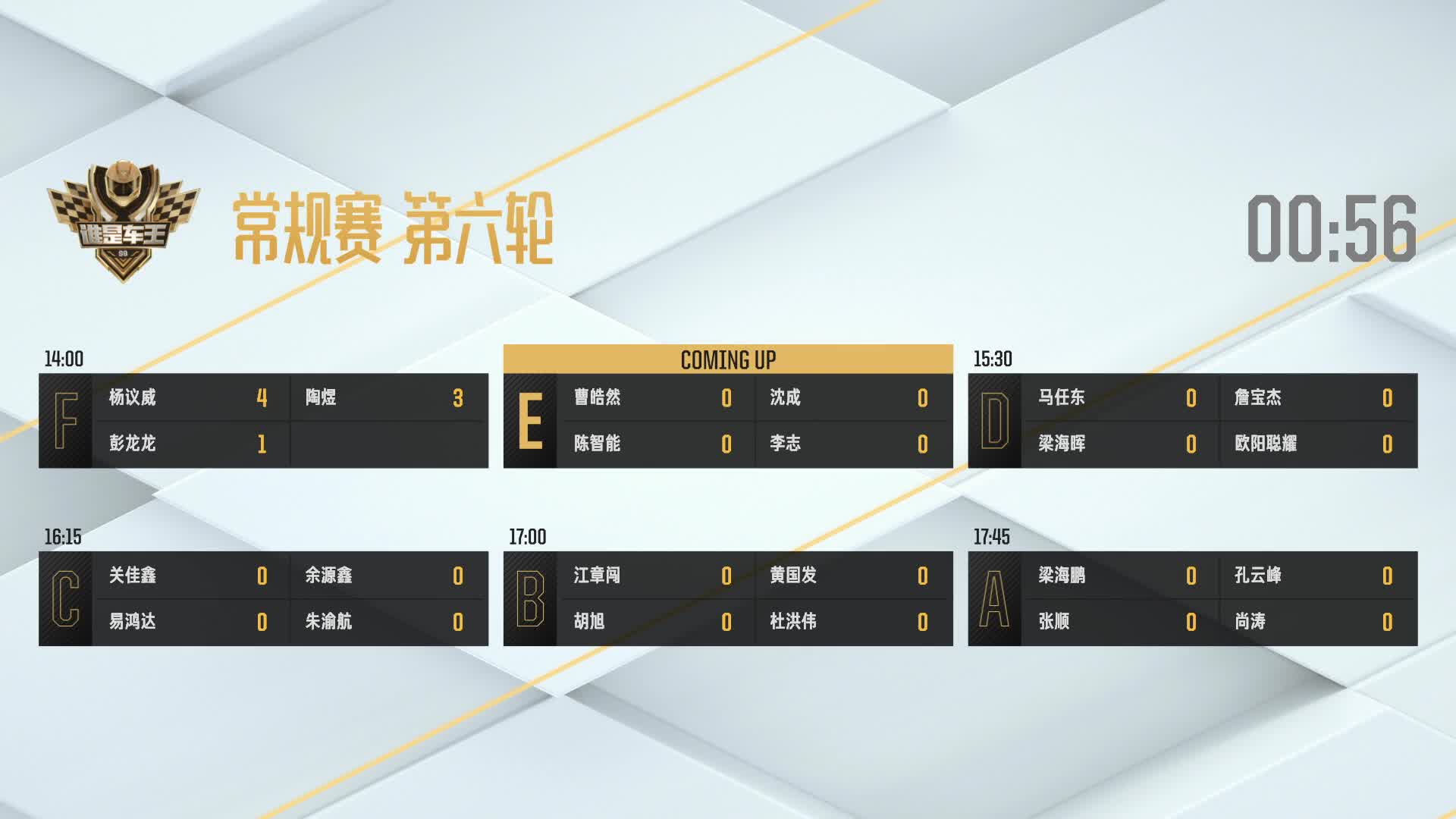 常规赛第六轮_E组_谁是车王S9