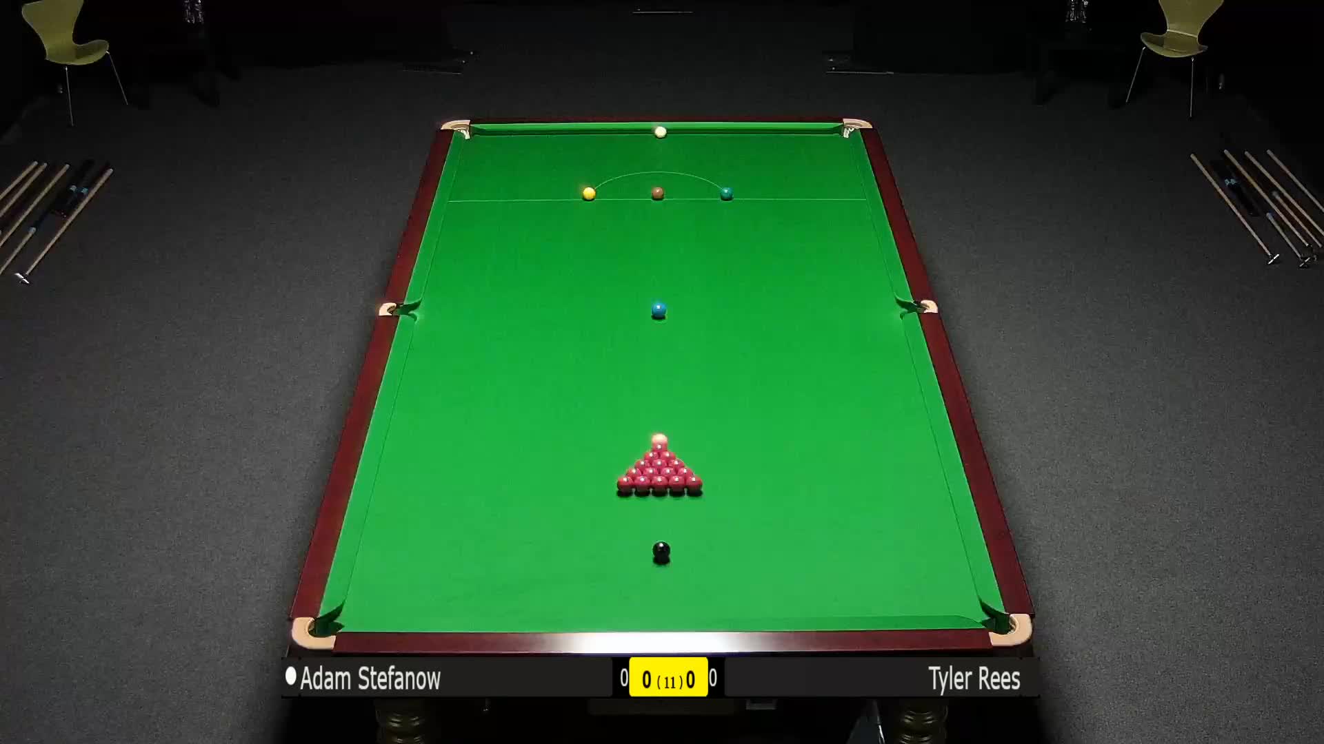 亚当-斯特法诺vs泰勒-里斯（上半场），7月21日#斯诺克世锦赛#