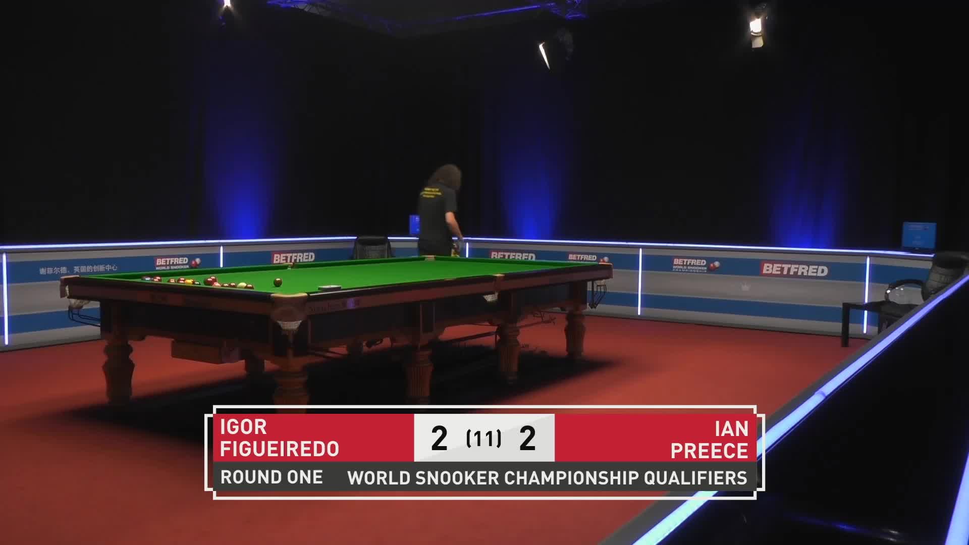 菲格雷多vs普里斯（下半场），7月22日#斯诺克世锦赛#