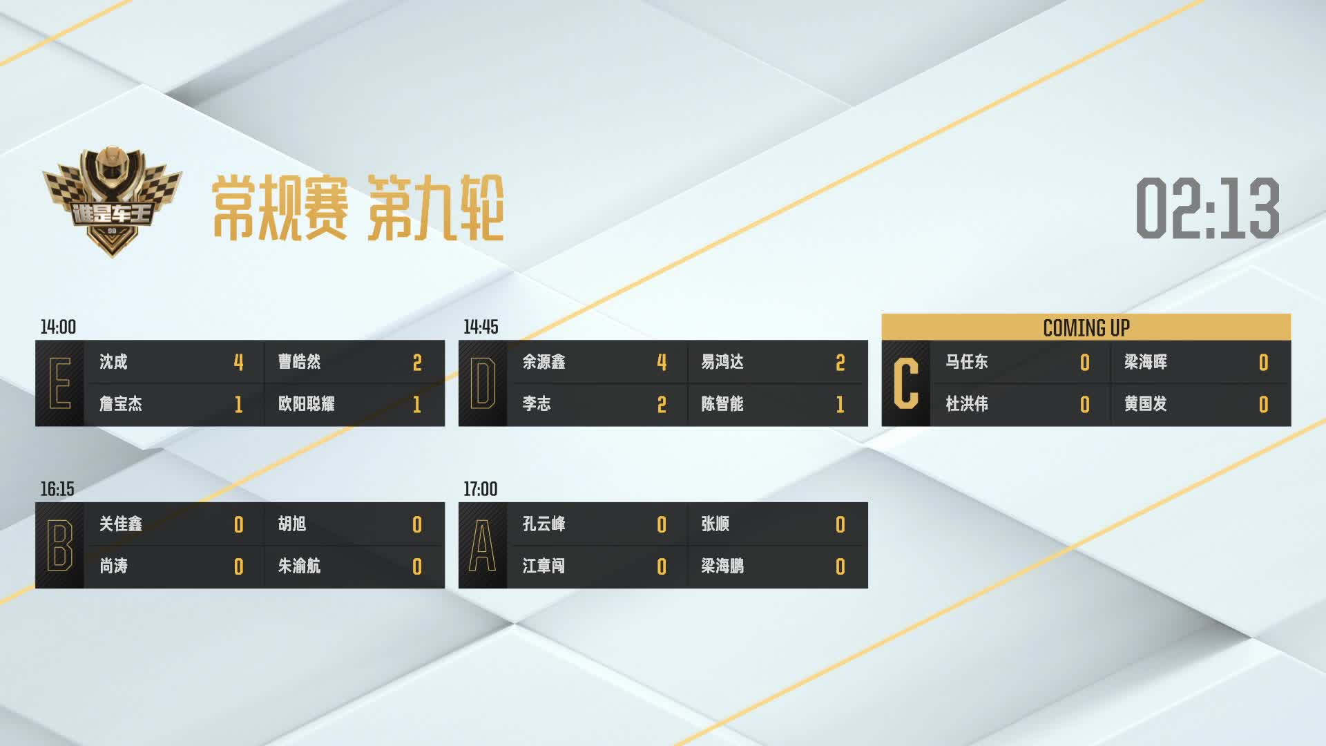 常规赛第九轮_C组_谁是车王S9