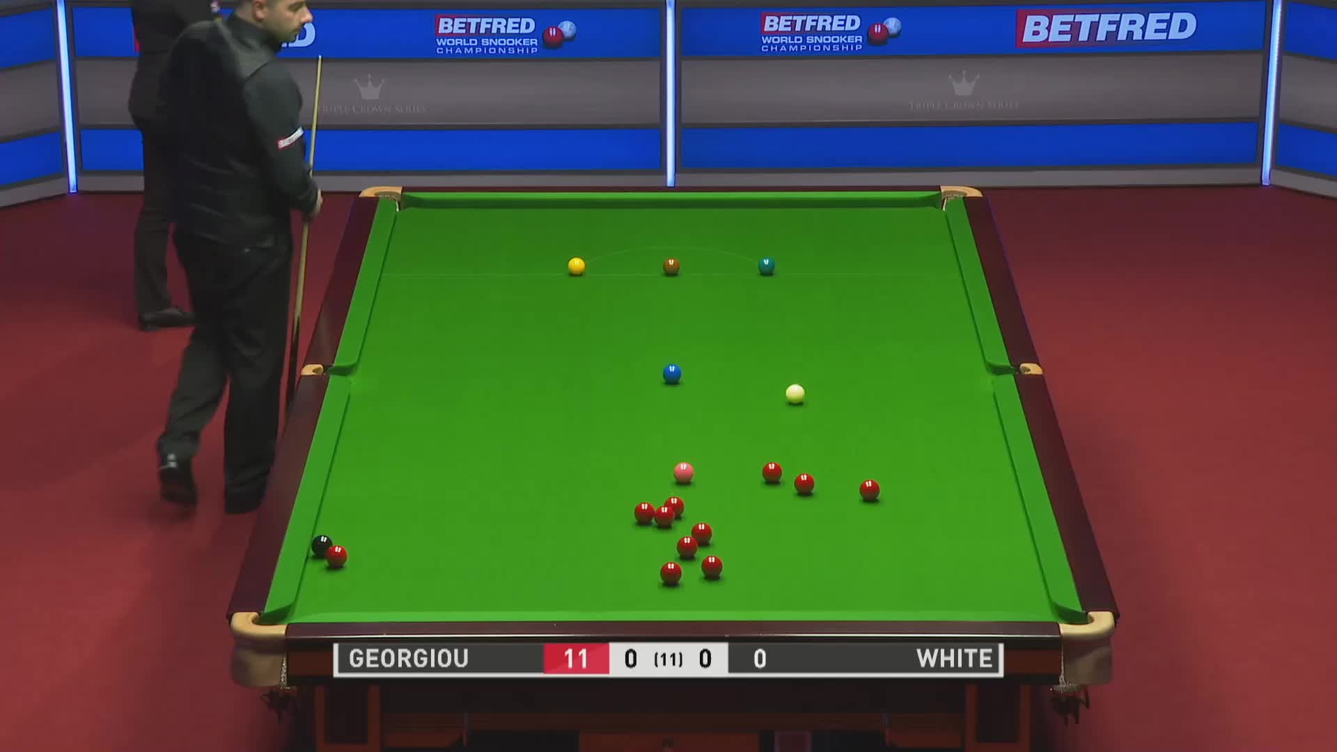 乔治乌vs吉米·怀特（上半场），7月23日#斯诺克世锦赛#