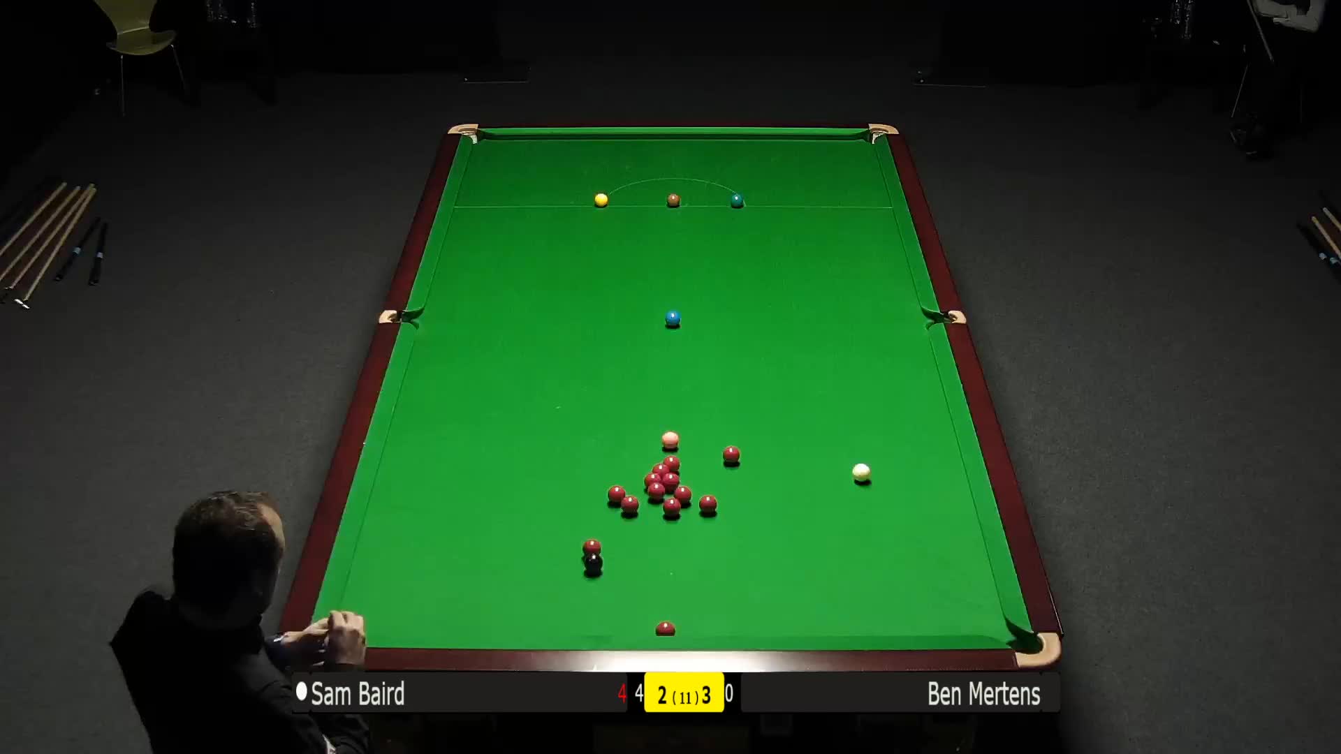 山姆-贝尔德vs本-梅尔滕斯7月24日#斯诺克世锦赛#清流下半场