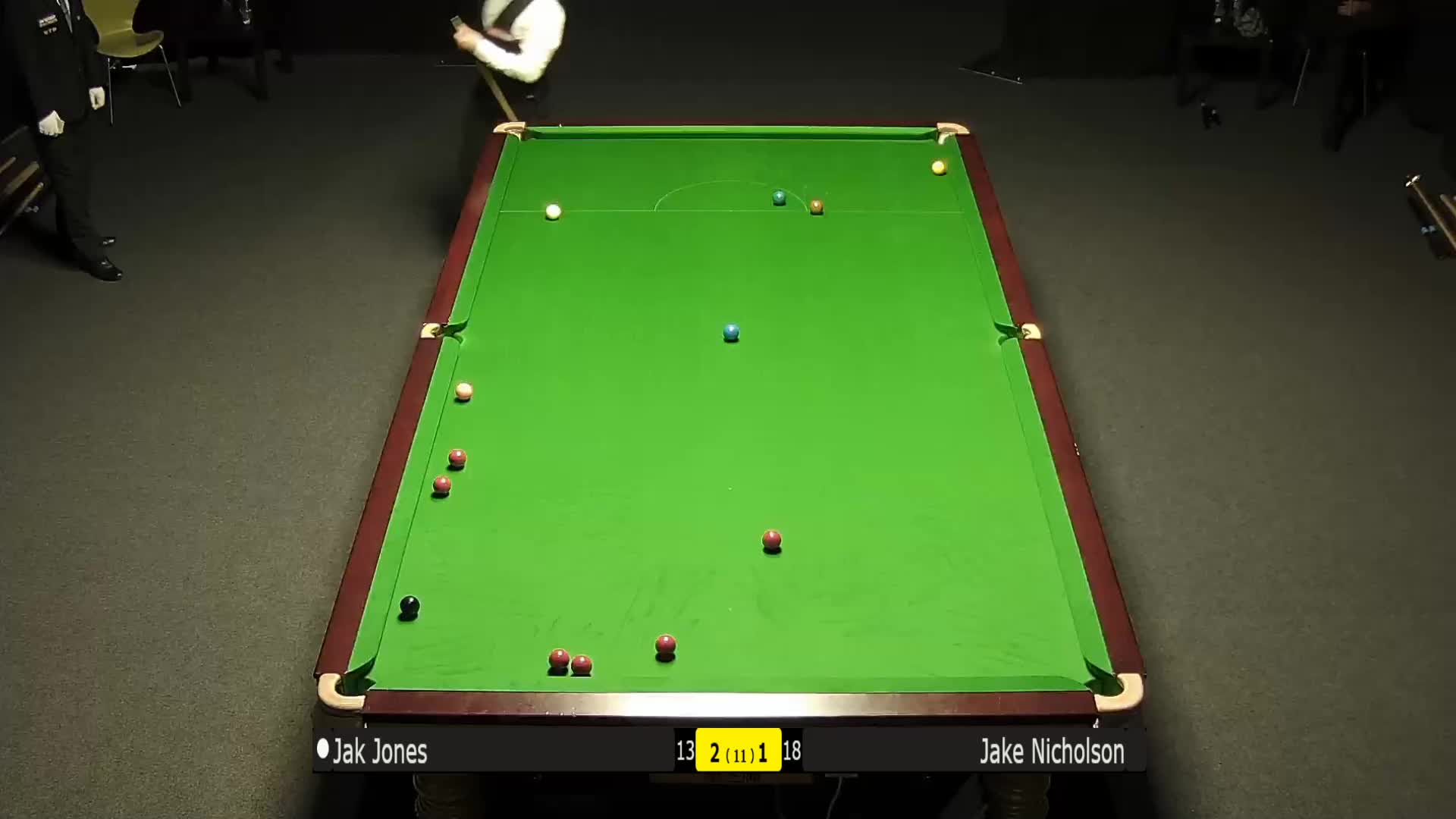 杰克-琼斯vs杰克-尼克森7月24日#斯诺克世锦赛#清流下半场
