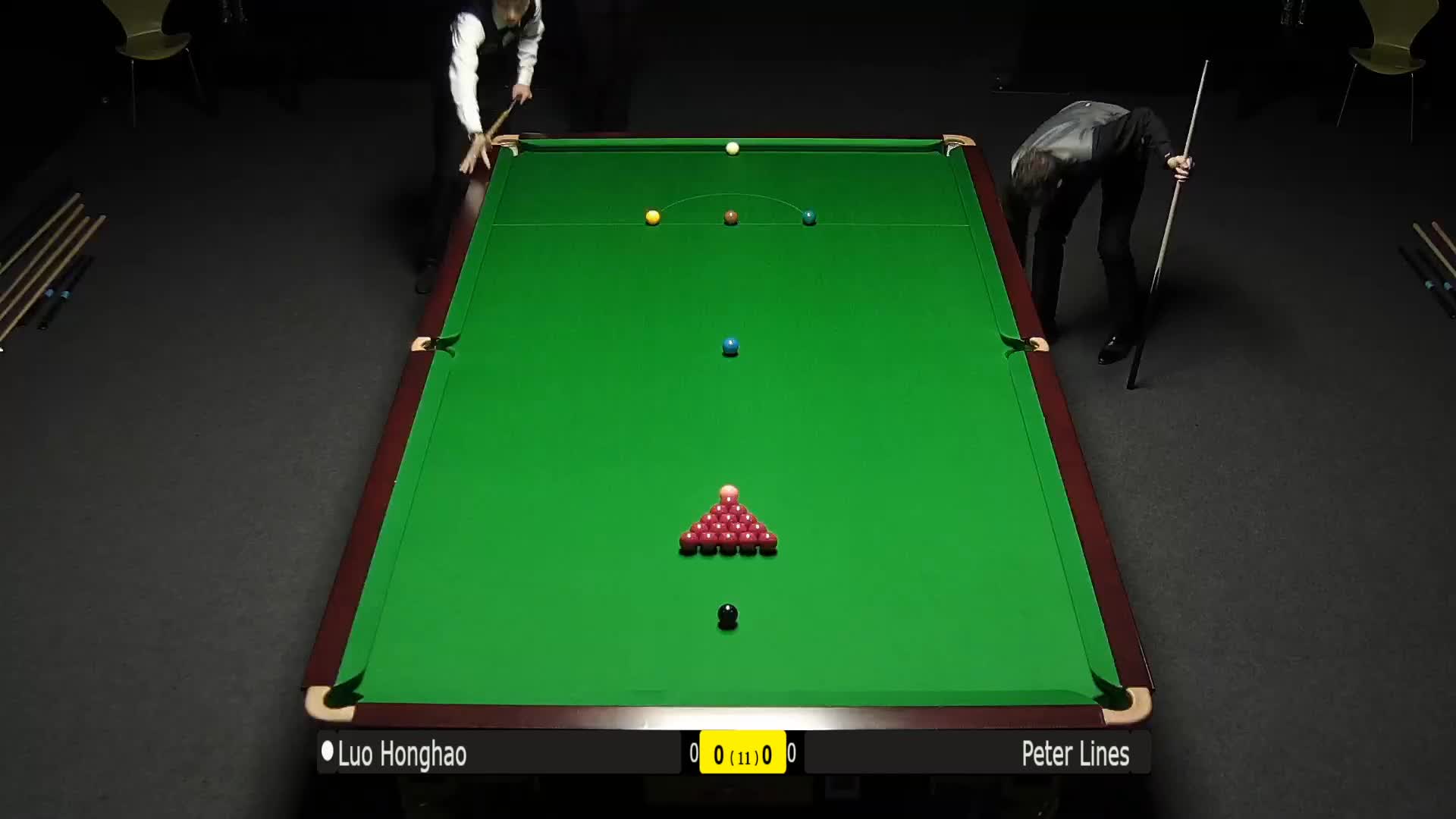 罗弘昊vs莱恩斯,7月24日#斯诺克世锦赛#清流上半场