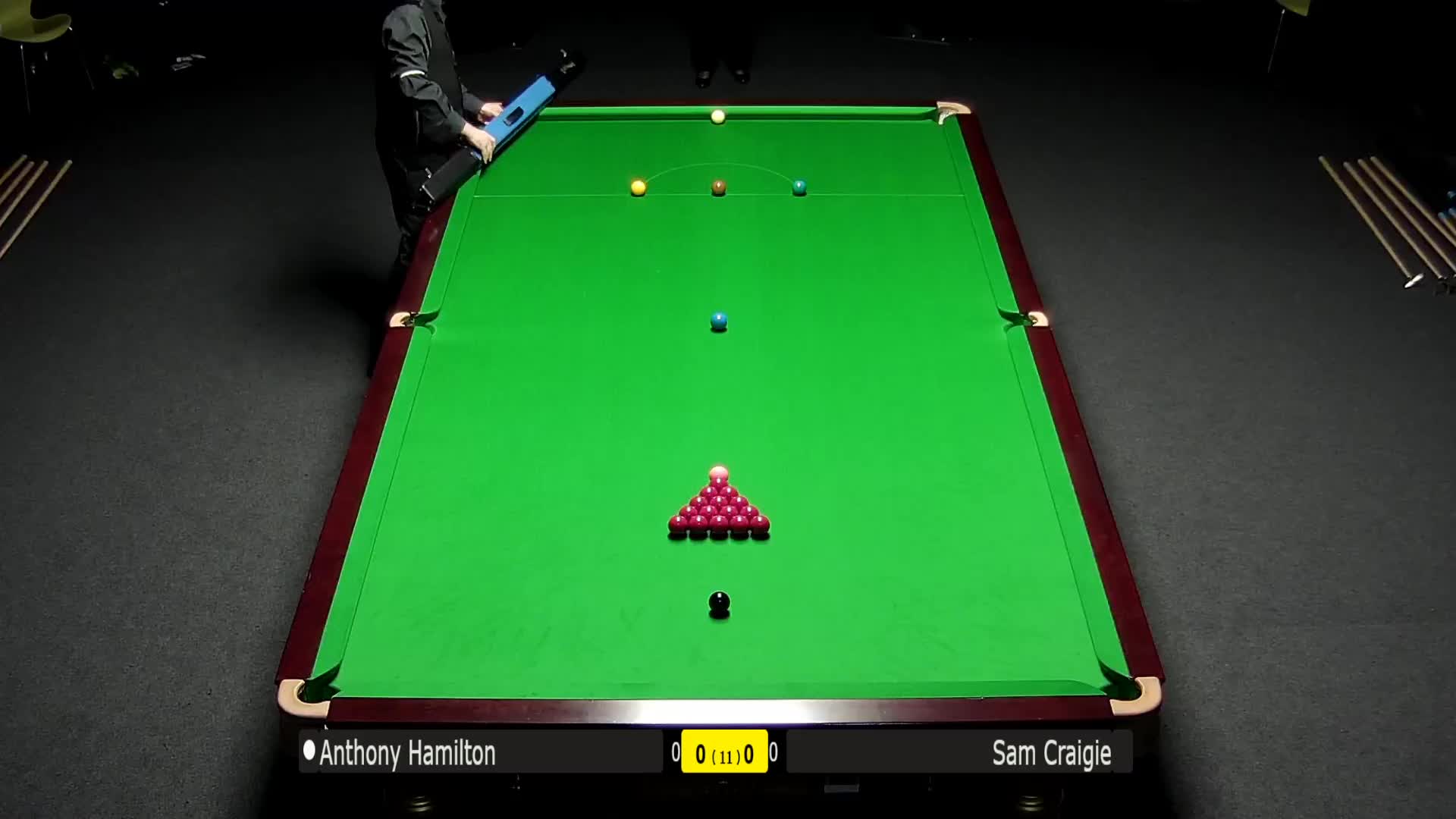 安东尼-汉密尔顿vs山姆-克雷吉,7月25日#斯诺克世锦赛#清流上半场