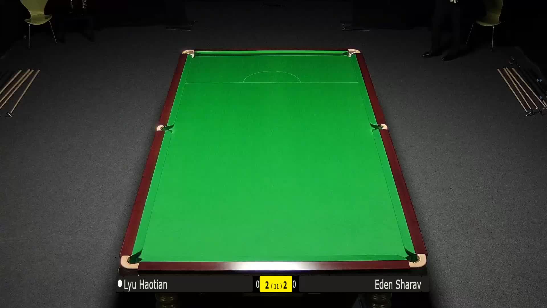 吕昊天vs艾登-沙拉夫,7月25日#斯诺克世锦赛#清流下半场