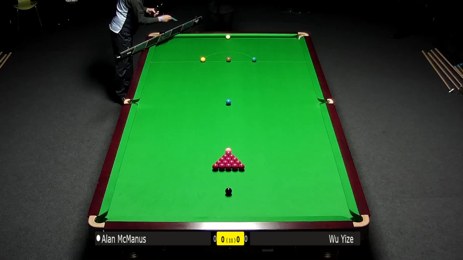 艾伦-麦克马努斯vs吴宜泽7月25日#斯诺克世锦赛#清流上半场