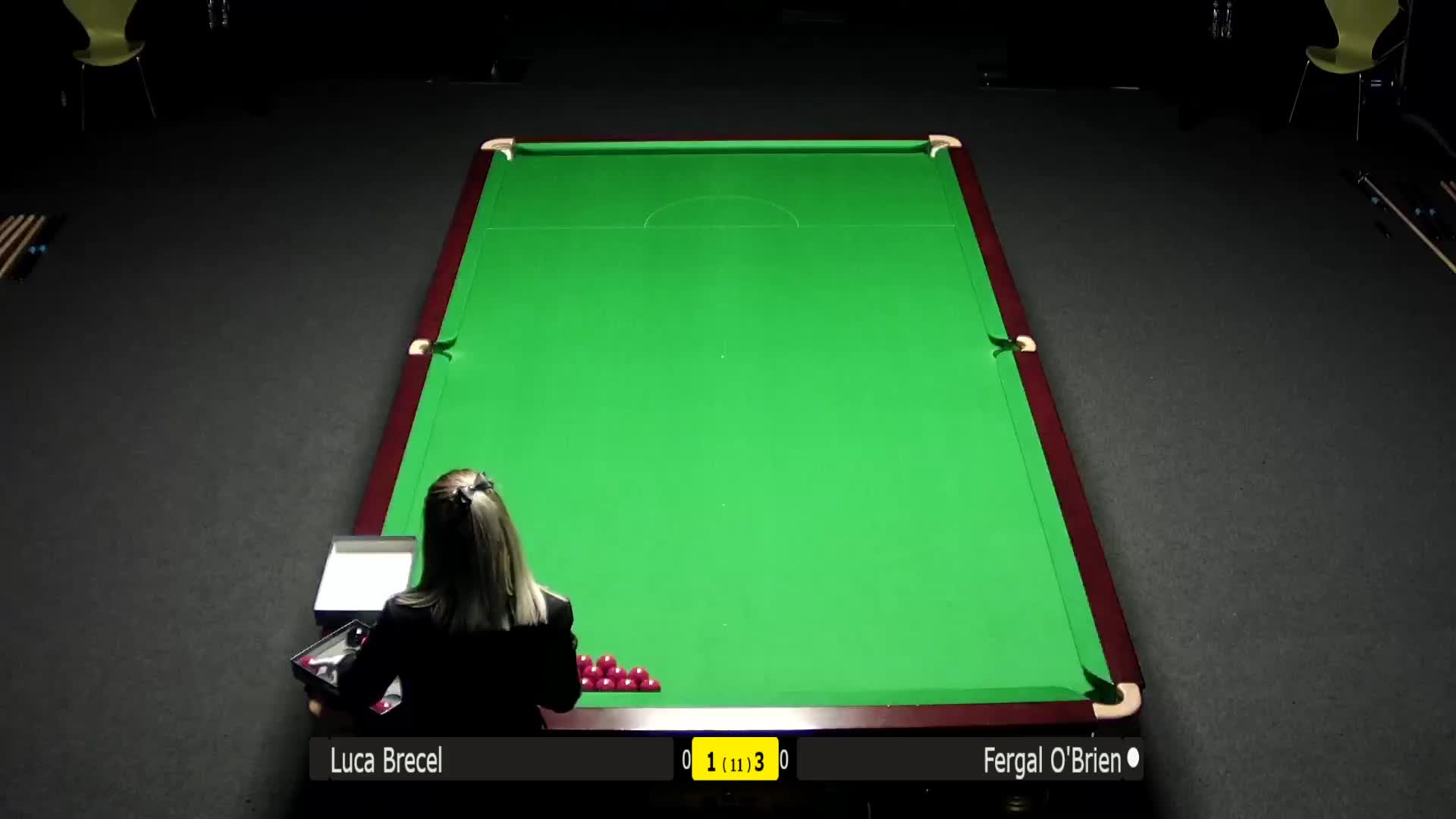 卢卡-布雷切尔vs菲戈尔-奥布莱恩7月25日#斯诺克世锦赛#清流下半场