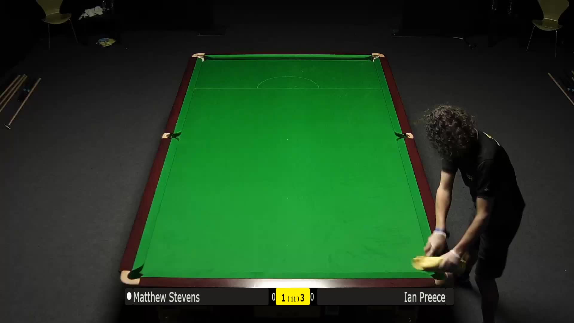马修-史蒂文斯vs伊恩-普里斯7月26日#斯诺克世锦赛#清流下半场