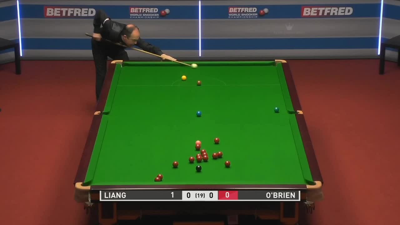 菲戈尔-奥布莱恩vs梁文博，7月27日#斯诺克世锦赛#上半场带解说
