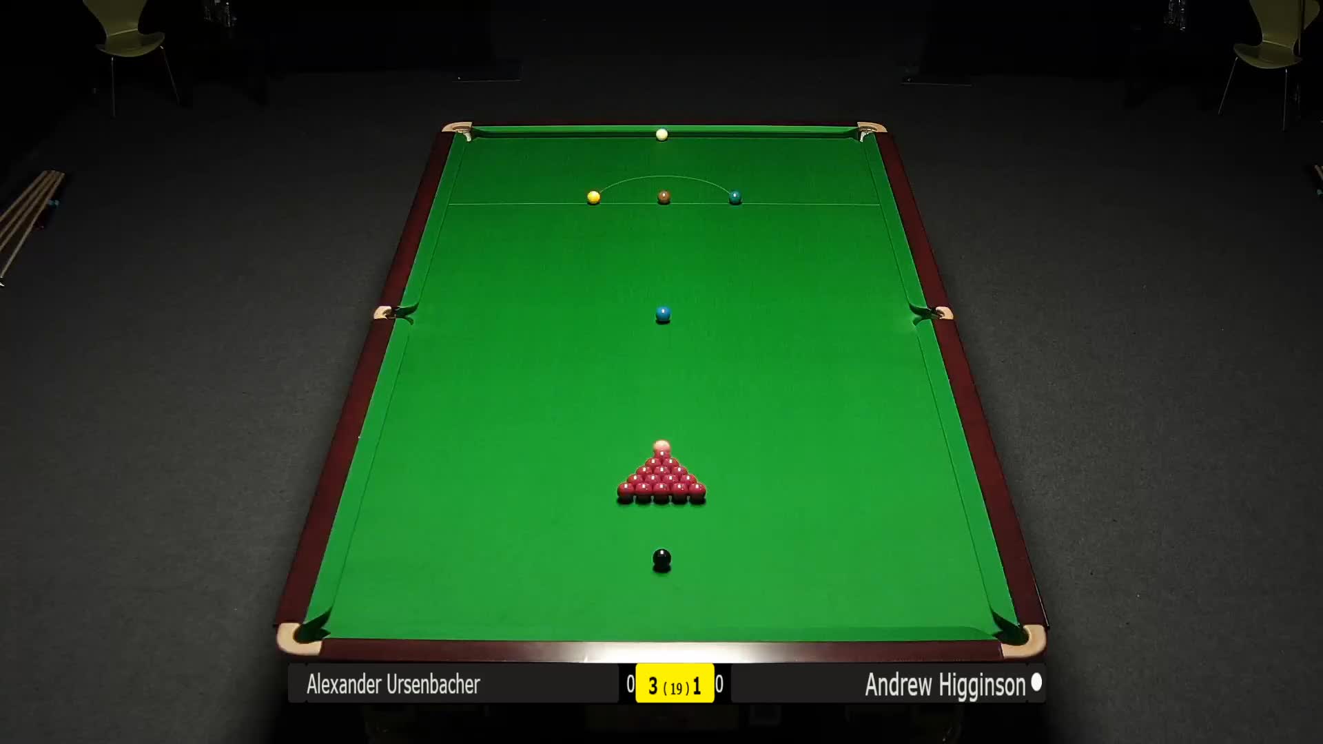 亚历山大-尤森巴赫，7月27日#斯诺克世锦赛#下半场